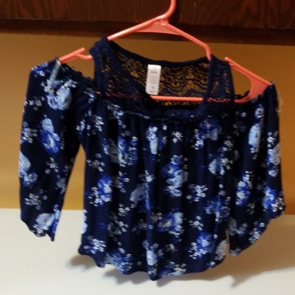Navy blue blouse